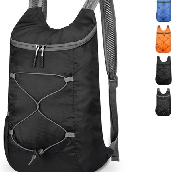 Compact Recycled Nylon Travel Backpack