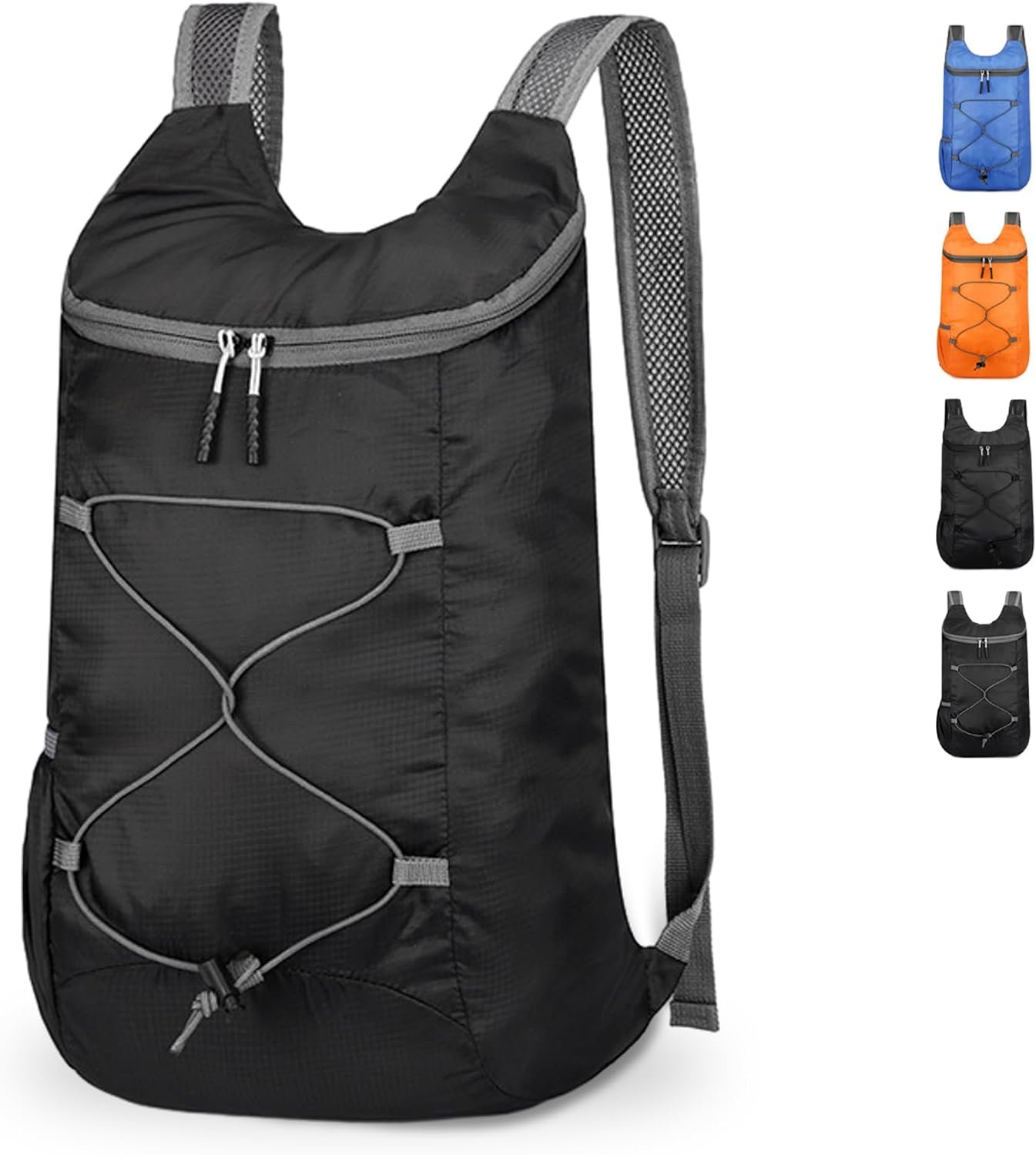 Compact Recycled Nylon Travel Backpack