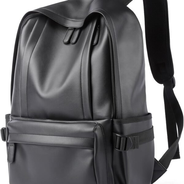 Soft PU Leather Laptop Daypack