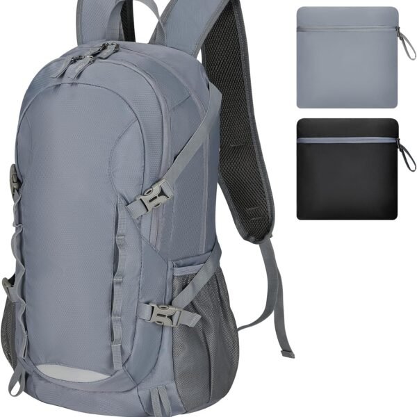 Waterproof Nylon Travel Backpack with Survival Whistle