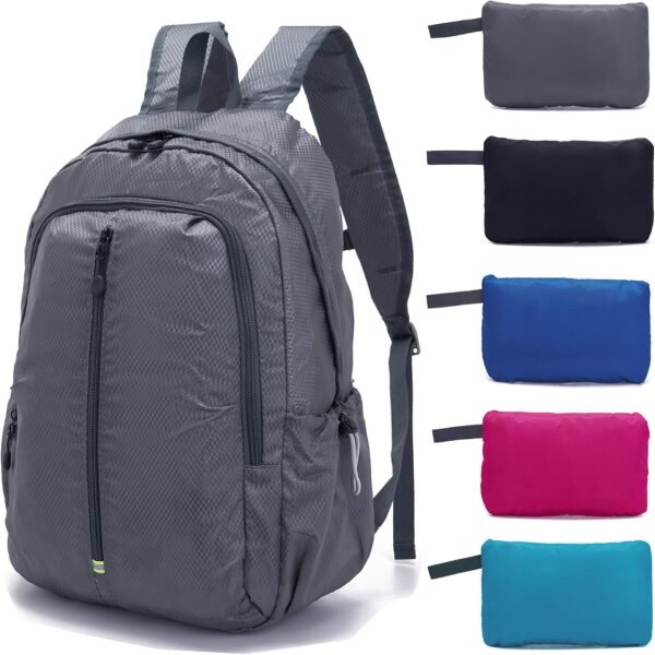 Foldable Travel Backpack with Concealed Back Pocket