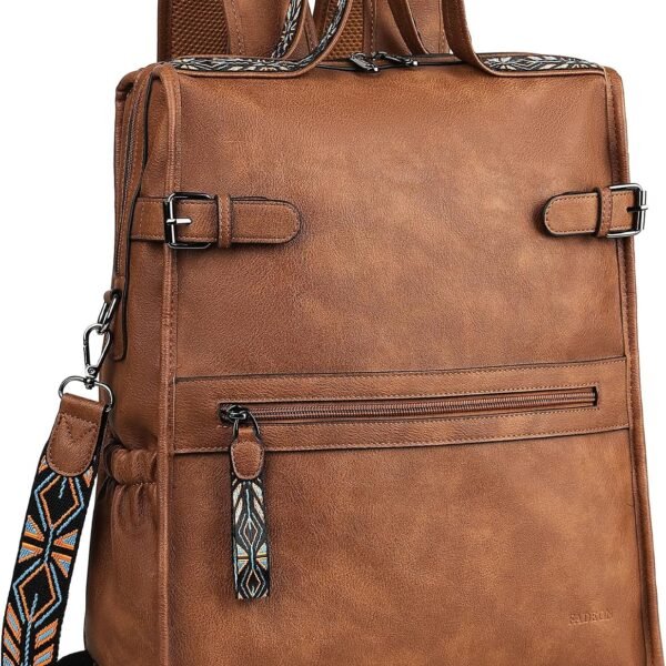 Vegan Leather Casual Rucksack